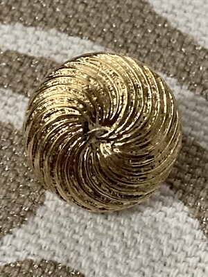 Hellgold Effekt Wirbel Design Schaft Knöpfe 13 mm/20L 10er Pack