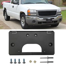 For 2003-2007 GMC Sierra 1500 Front License Tag Plate Bracket Holder 15199886