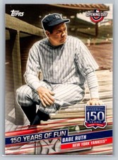 2019 Topps Opening Day 150 Years of Fun Babe Ruth #YOF-5 HOF