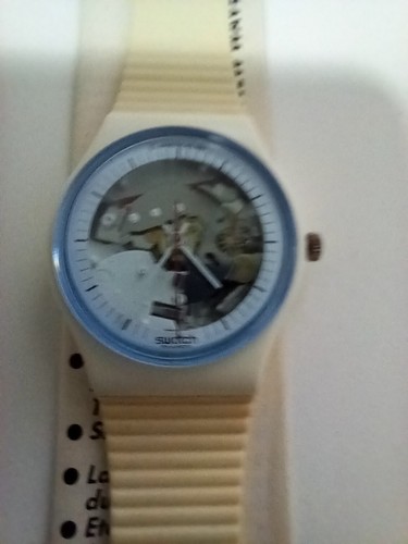 Swatch Orologio White Knight GW110 1988 Raro Vintage 1987 - Foto 2 di 4