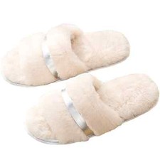 Womens Fuzzy Slippers