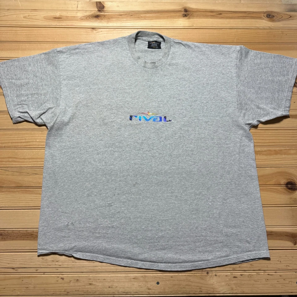 Camiseta De Colección Años 90 Rival Hockey Brezo Manga Corta Cuello Redondo EE. UU. - Talla XXL Foto 2 de 4