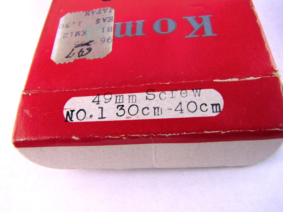 Koma 49mm Photo Filter #1 Close-Up Vintage Kowa Flex E Kowaflex Brand JAPAN +Box - Image 3 of 4