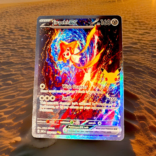 The Pokémon Company Jirachi EX 155/128 Ultra Rare Full Art Holo English 2023