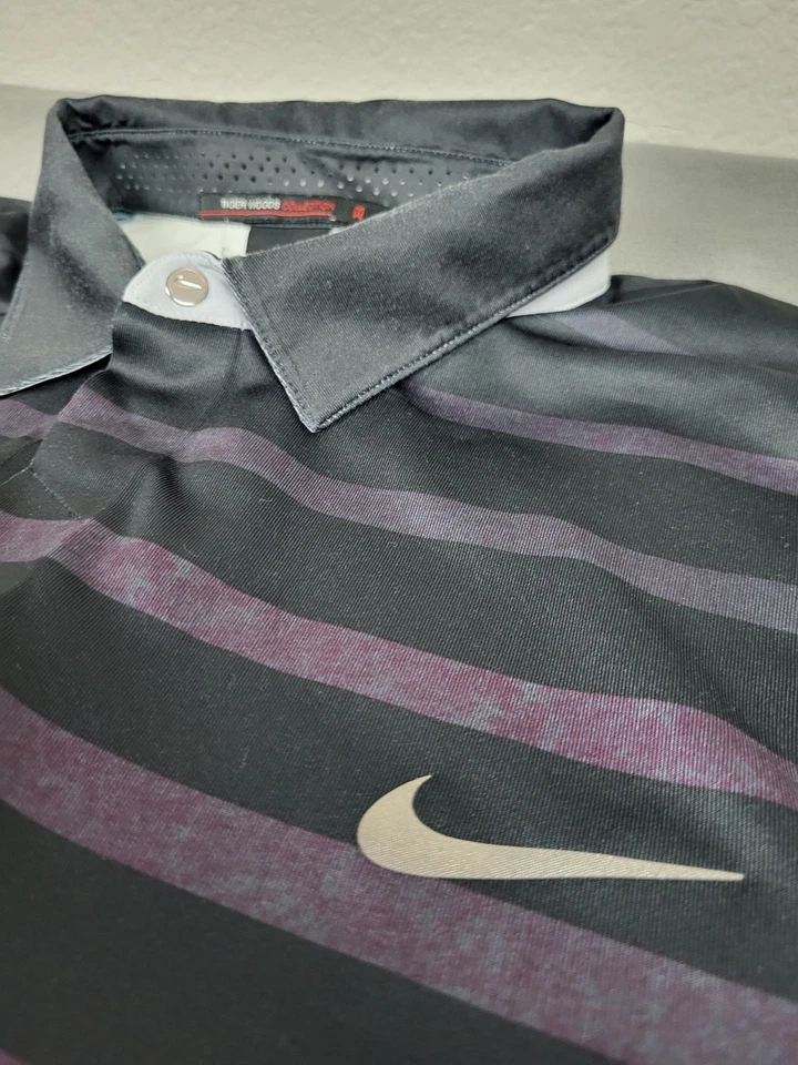 Carro de golf Tiger Woods Collection Polo Hombre XL Gris Malla Ligera Elastizada Foto 4 de 4