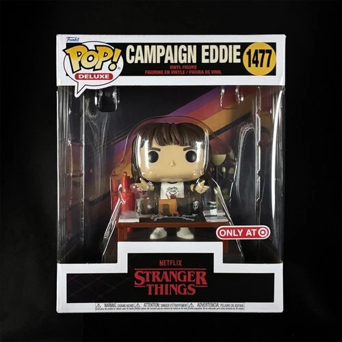 Funko POP! Stranger Things Campaign Eddie Munson #1477 Target Exclusive ~ NEW!