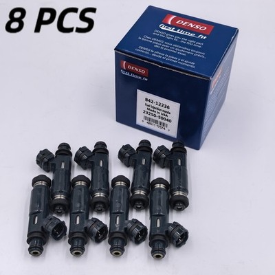 8X DENSO Fuel Injectors 23250-50040 For Toyota Tundra Lexus GX470 4.7L V8 98-05