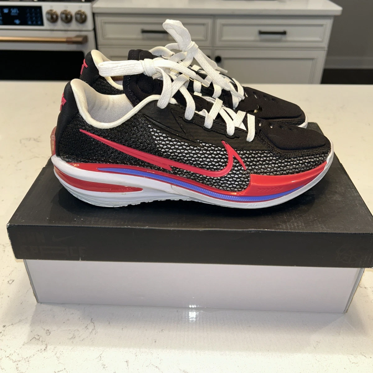 Nike Air Zoom GT Cut EP Black Fusion Red for Sale | Authenticity