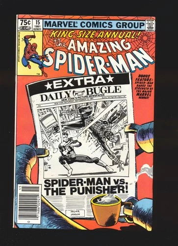 Amazing Spider-Man Annual # 15 Newsstand -Frank Miller art, Daredevil VF/NM Cond