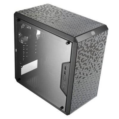  MasterBox Q300L Micro-ATX Tower with Magnetic Design Dust Filter, Transparent 