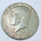1965 Kennedy Half Dollar 40% Silver, Circulated Coin #7150