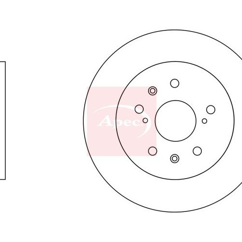 APEC Brake Disc DSK2742