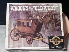 Craft Master Wagons of the Old West StagecoachWooden Model 103:350 Cali Redwood