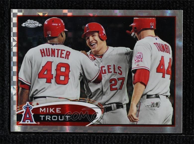 2012 Topps Chrome X-Fractor Mike Trout #144