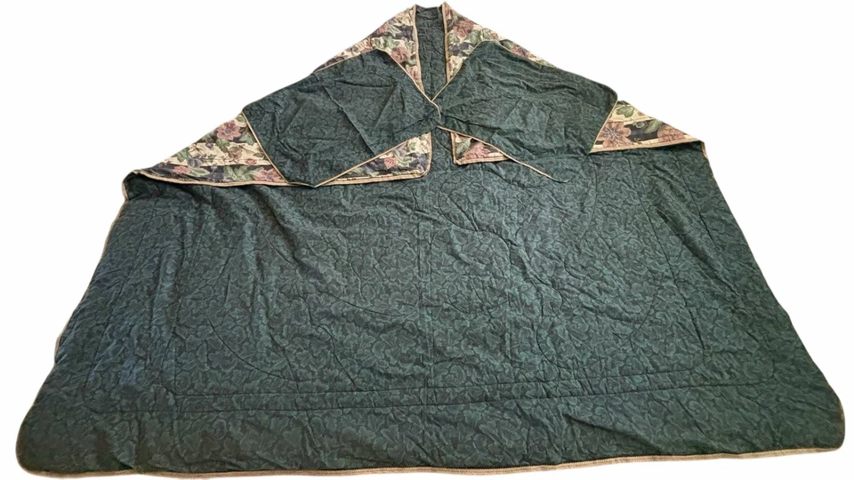 Edredón canon floral King y 2 fundas de colección Foto 2 de 4