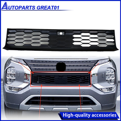 Front Bumper Center Lower Grille Insert  Trim For Mitsubishi Outlander 2022- 23