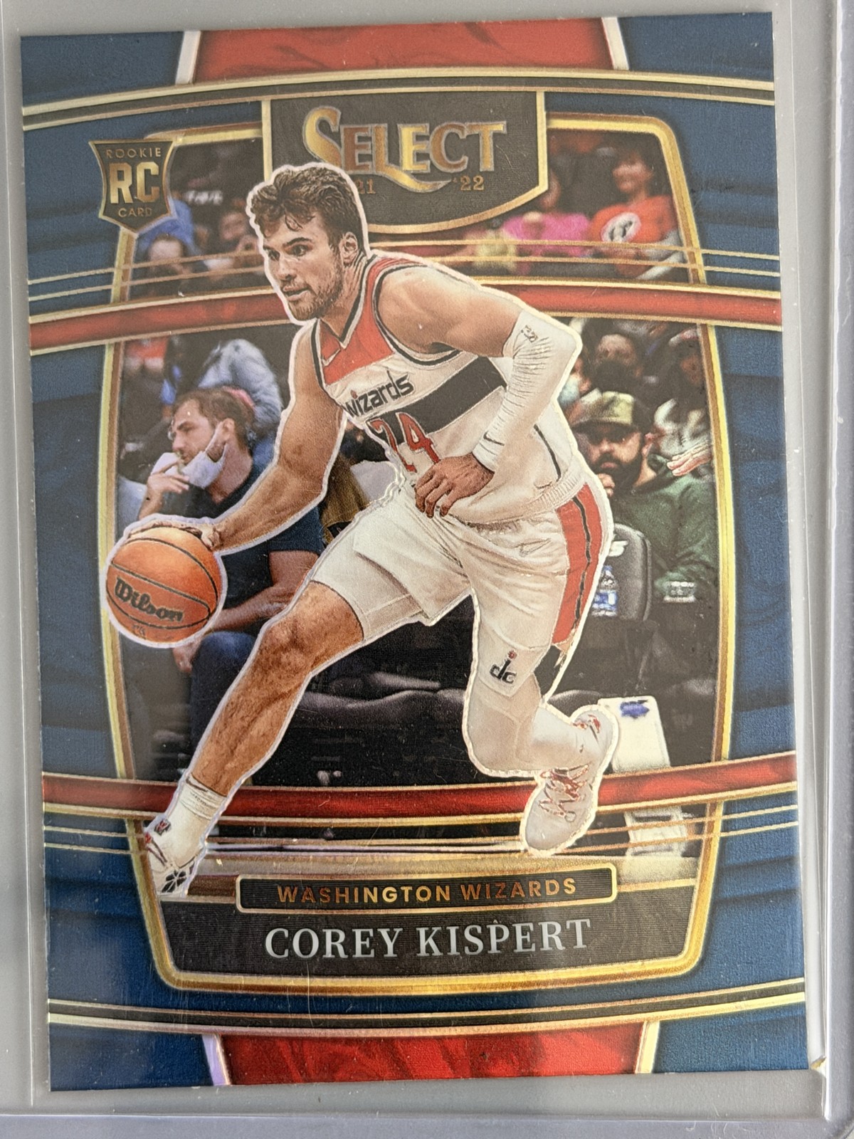 2021-22 Panini Select - Concourse Corey Kispert #81 Blue Prizm (RC)