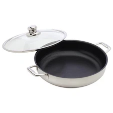 Swiss Diamond - 12.5" Prestige Clad Chef's Pan w/Glass Lid