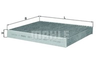 Mahle LAK 153 Innenraumfilter, Frischluftfilter, Pollenfilter FüR CitroËN Xsara