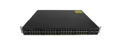 Switch Cisco WS-C2960X-48FPS-L 48x1Gb RJ45 PoE+ 4x1Gb SFP Rack Ears