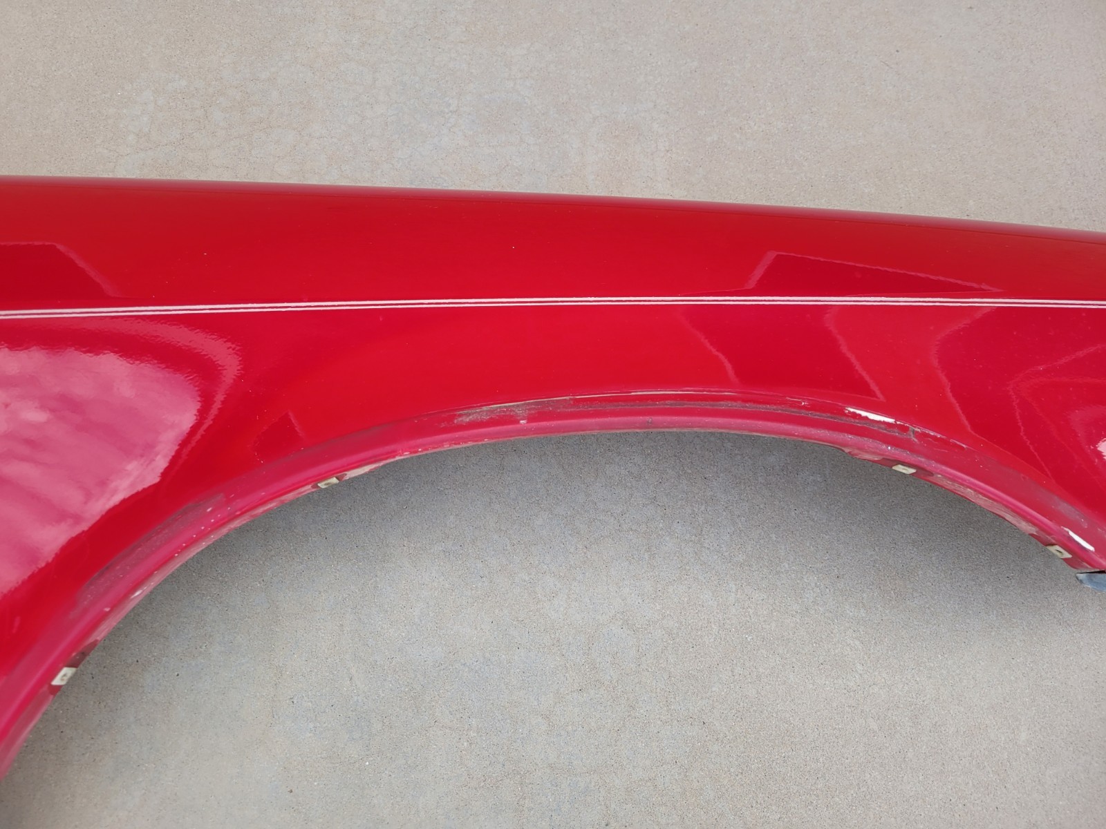 1989–1991 Chrysler TC By Maserati Front Passenger RH Fender Assembly OEM Red Use