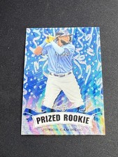 Junior Caminero 2023 Leaf Metal Prized Rookie Blue /20 RC Rays