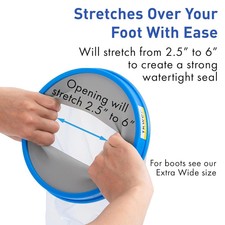 TKWC INC 100% Waterproof Leg Cast Cover for Shower – 1 Count (Pack of 1) 