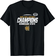 Kennesaw State Owls C-USA Champs 2025 Football Locker Room T-Shirt