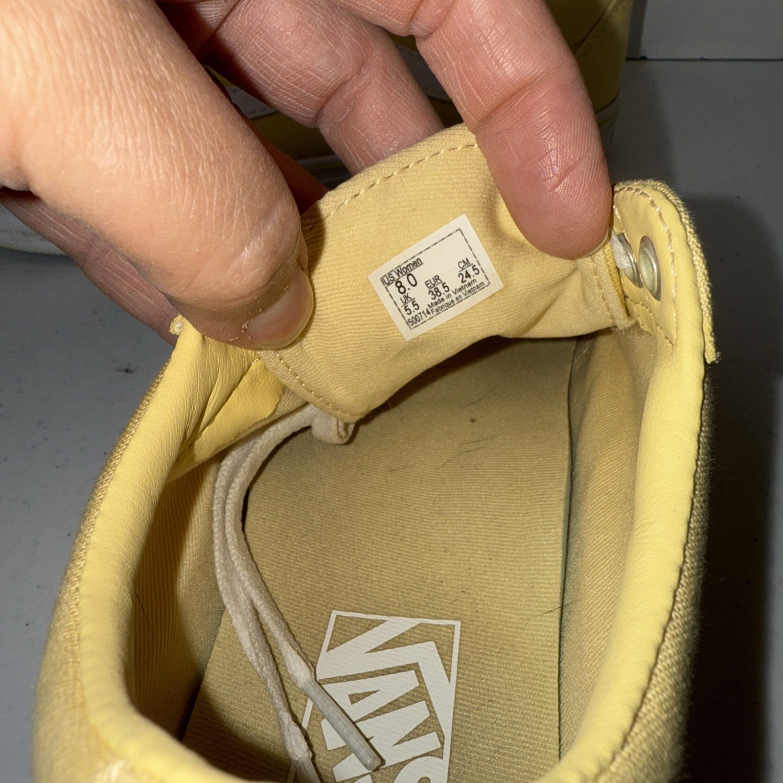 Vans Old Skool Yellow Women’s Size 8 Good Overall Condition 🔥 thumbnail 11