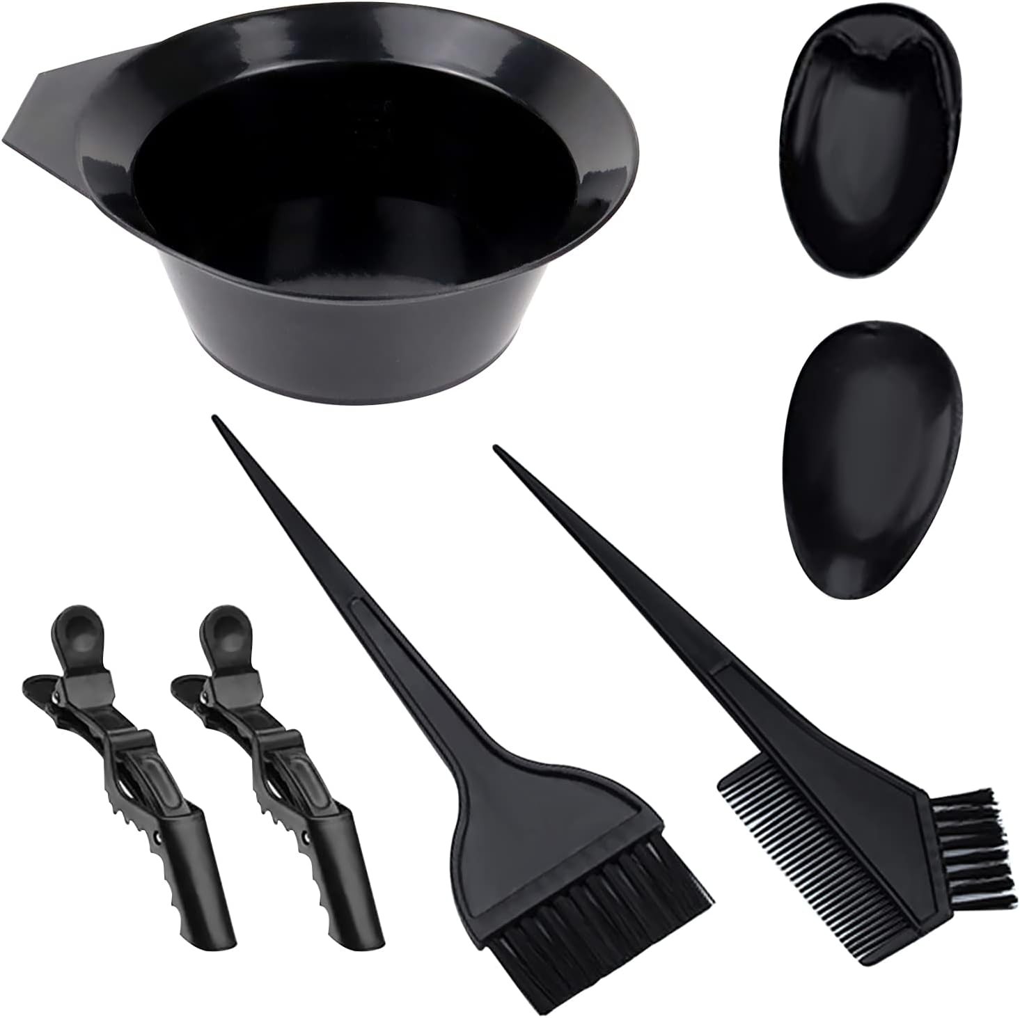 Brush And Bowl Set, Hair Color Brush Mixing Bowl Kit T