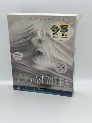 The Beast Within: A Gabriel Knight Mystery FACTORY SEALED 1995 PC CD-ROM Sierra