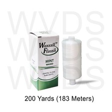 200 YARDS DENTAL FLOSS WAXED MINT ROLL 2800