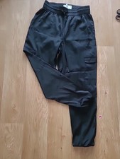 Hollister XS Black Elasticated Super Lightweight Trousers