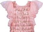 NEW Bonnie Jean Girls Size 14 "PINK DANGLING SEQUINS" Chiffon Sleeve Dress NWT — photo 2