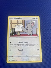 Minccino 124/172 Sword & Shield Brilliant Stars Pokemon Card NM