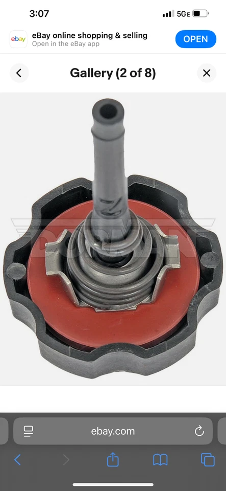 Крышка гидроусилителя руля Dorman 99978 для Jeep Grand Cherokee Wrangler 97–06 годов выпуска - Изображение 2 из 4