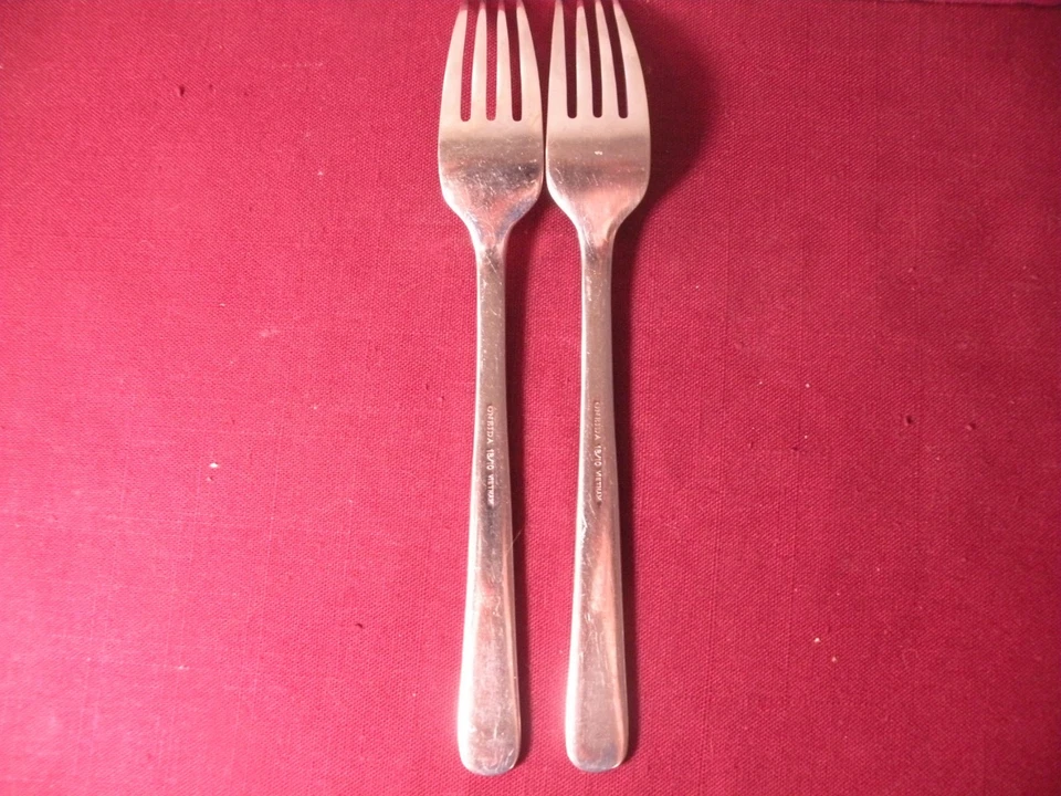 Set Of 2 Oneida HERA Dinner Forks 18/10 Stainless 8" - Image 4 of 4
