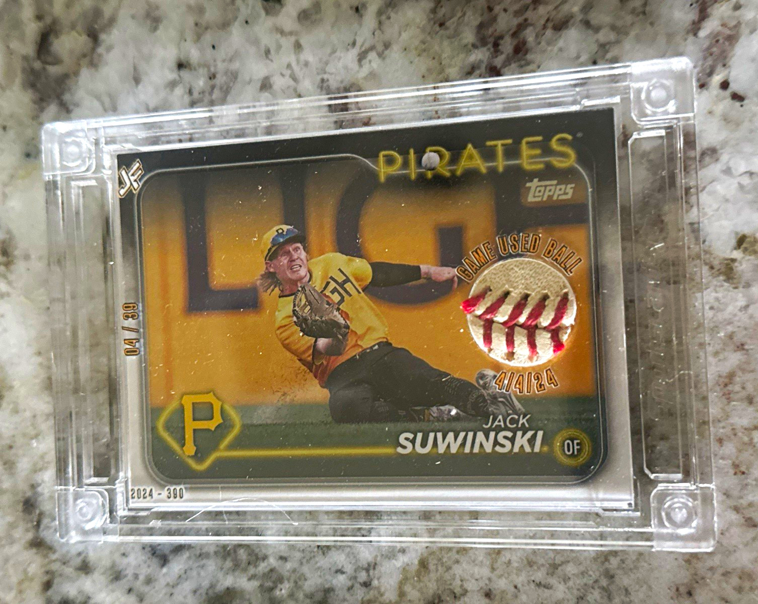 Topps 2024 Ball Star Fusion Jack Suwinski #2024-300 Memorabilia /39 Pirates