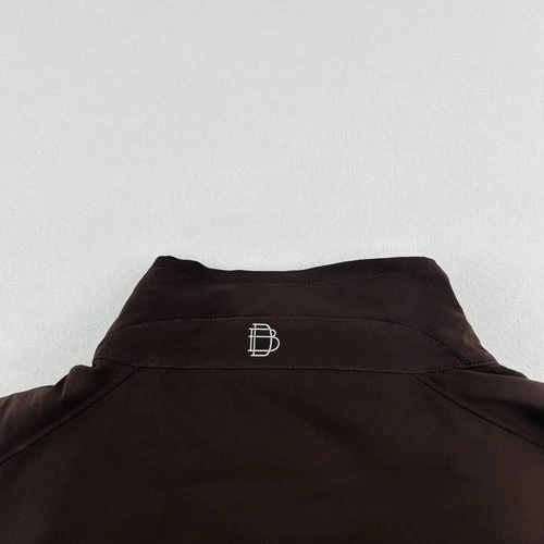 B. Draddy Vest Mens Large Brown Lawrence Goose Down Puffer Golf Full Zip NEW! image 15