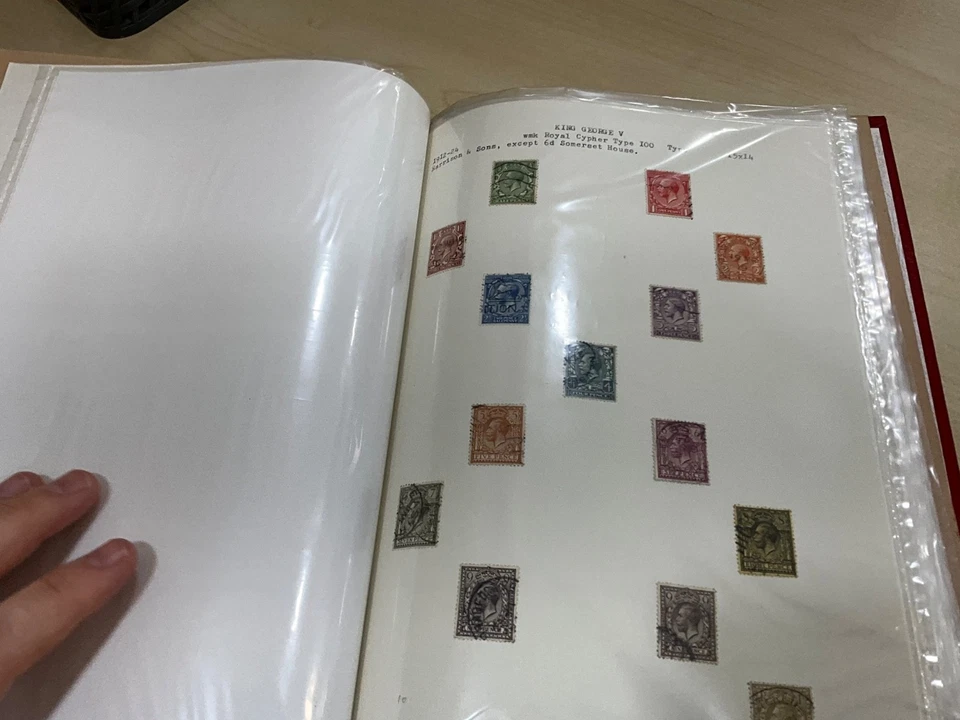 Sellos GB KGV - kgvi Inc KGVI 10/- claro + oscuro. @35 Foto 4 de 4