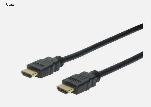 CAVO HDMI 4K 3D ETHERNET TRIPLA SCHERMATURA DIGIUTS (A/N AK-330107-050-S) usato