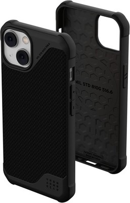 UAG iPhone 13 / 14 Hülle 6,1'' Metropolis LT mit MagSafe Heavy Duty Slim Schwarz