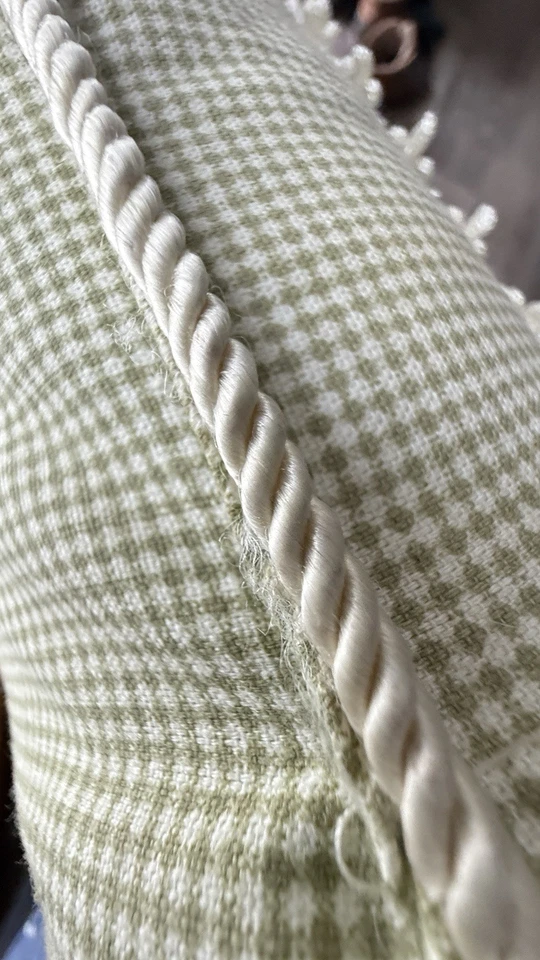 Комплект из 2 винтажных декоративных подушек Waverly с цветочным рисунком 15 дюймов квадратный пион кружево для коттеджа - Изображение 4 из 4