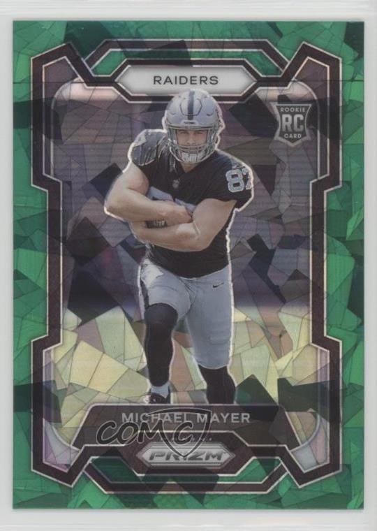 2023 Panini Prizm Rookies Green Ice Prizm Michael Mayer #361 1by6