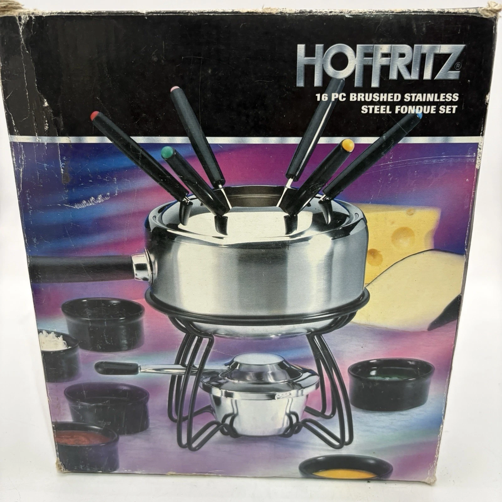 HOFFRITZ 16 Pieces Stainless Steel Fondue Set