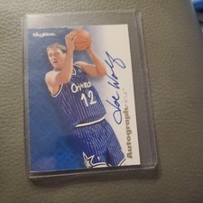 Joe Wolf 1996-97 SkyBox Premium Autographics Auto Blue Ink Ultra Rare SP