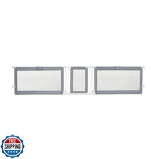 Summer Infant Custom Fit Walk-Thru Extra Wide Pet and Baby Gate, Fits Opening