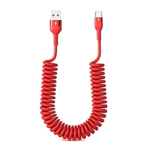 USB C Cable Phone Charging Cable Stretching Cord Accessories - Photo 17 sur 18