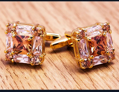 Jewelry for Men's Brand of High Quality Square Cufflinks Shirts Cufflinks - Picture 4 of 6