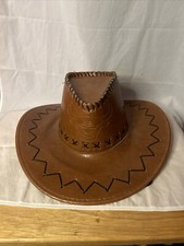 Cowboy Hat Men/Women  s Western Hat Etched Bull Rodeo Ranch Style, Riding Hat